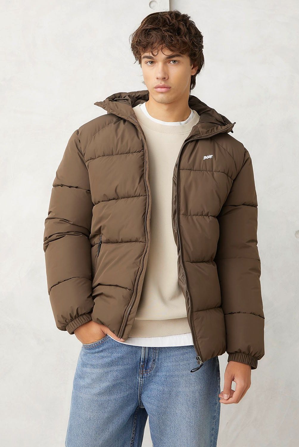 BEARCLIFF - Parka Manga Larga Hombre Bearcliff