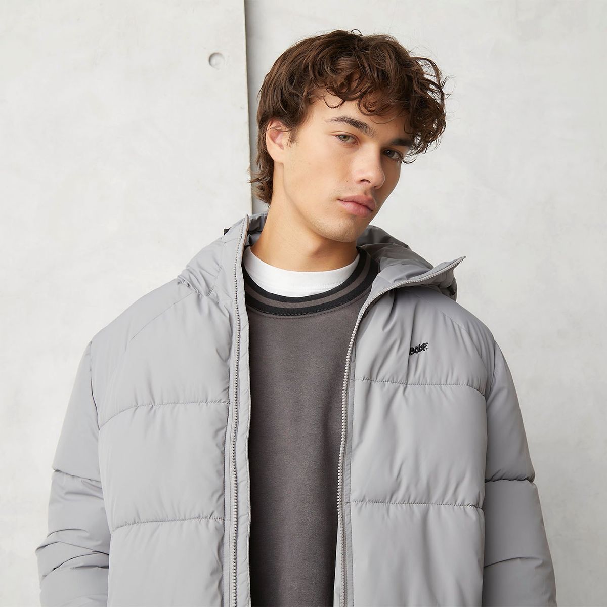 BEARCLIFF - Parka Manga Larga Hombre Bearcliff