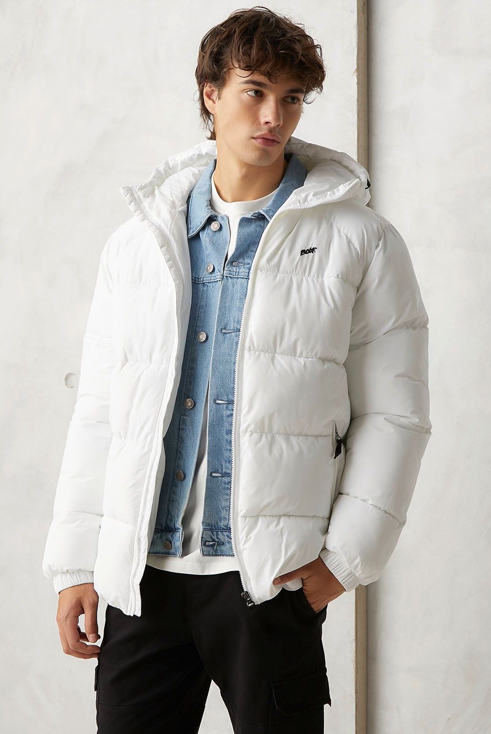 BEARCLIFF - Parka Manga Larga Hombre Bearcliff