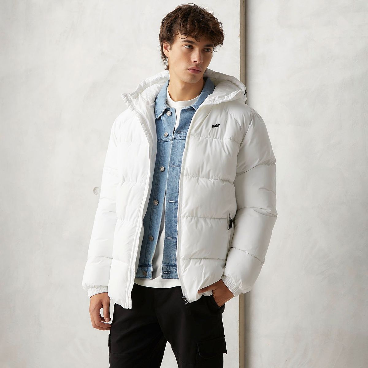 BEARCLIFF - Parka Manga Larga Hombre Bearcliff