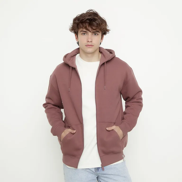 Polerón Canguro Relaxed Fit Hombre Algodón