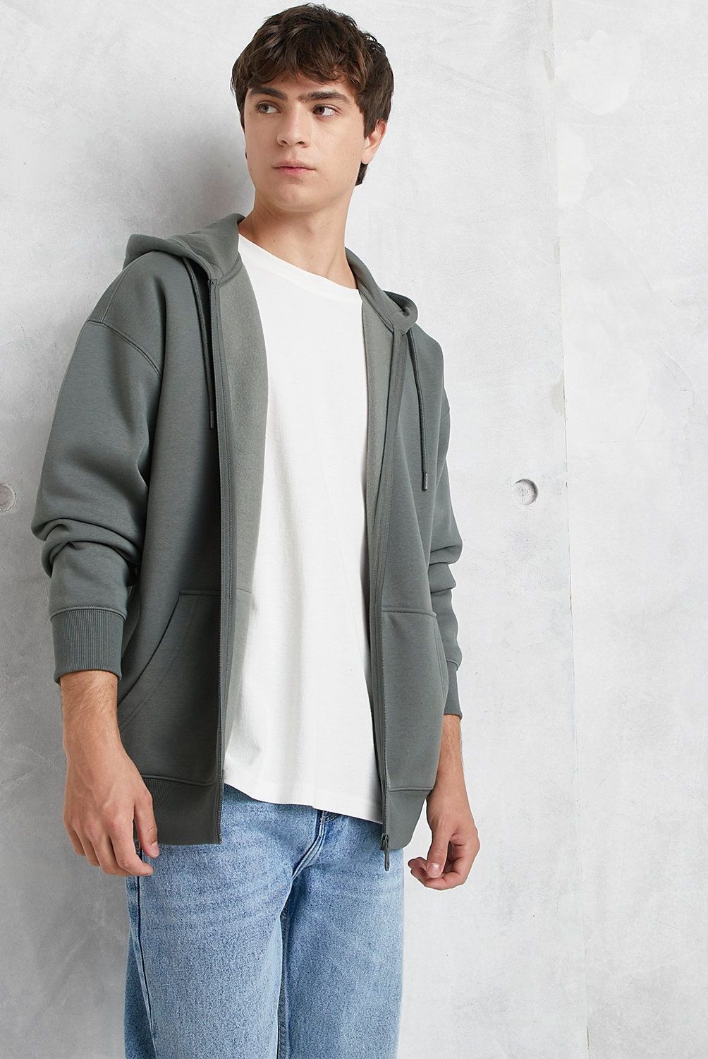 BEARCLIFF - Polerón Canguro Bearcliff Relaxed Fit Hombre Algodón
