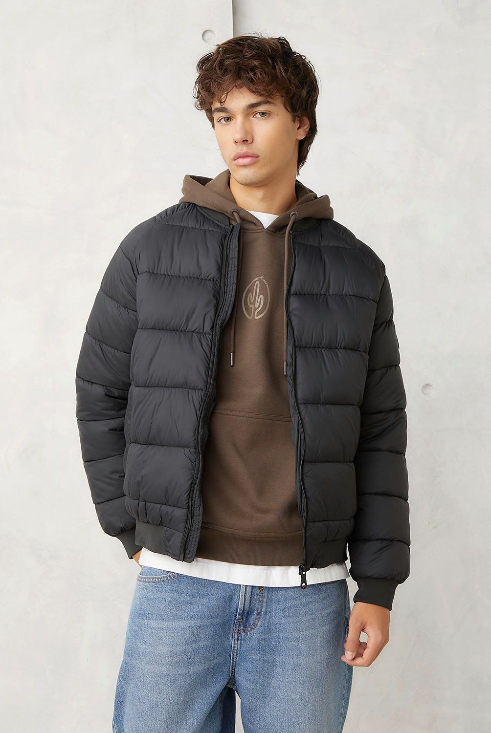 BEARCLIFF - Parka Bomber Hombre Bearcliff