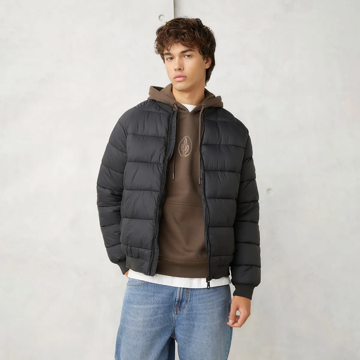 BEARCLIFF - Parka Bomber Hombre Bearcliff
