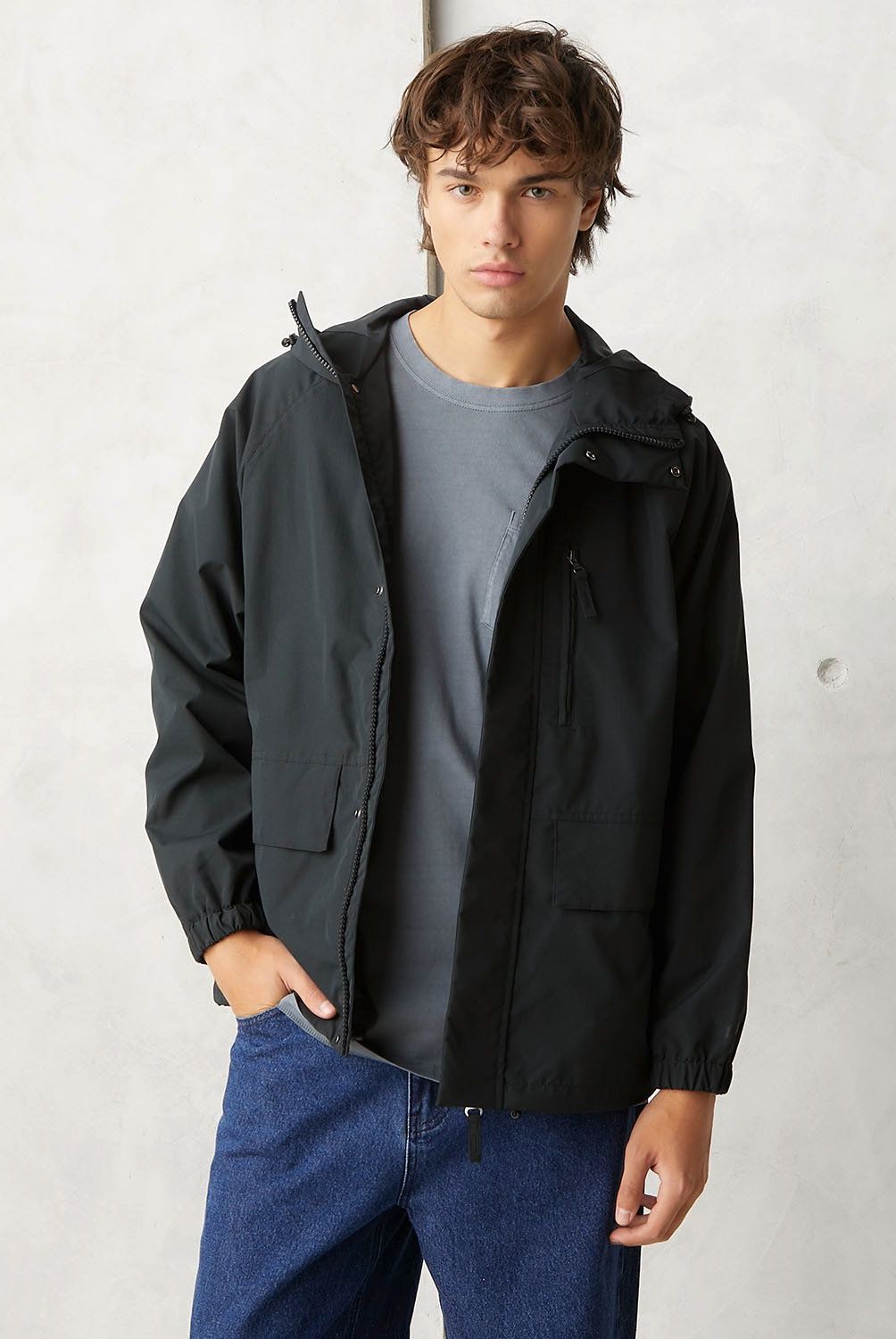 BEARCLIFF - Cortaviento Relaxed Fit Hombre Bearcliff