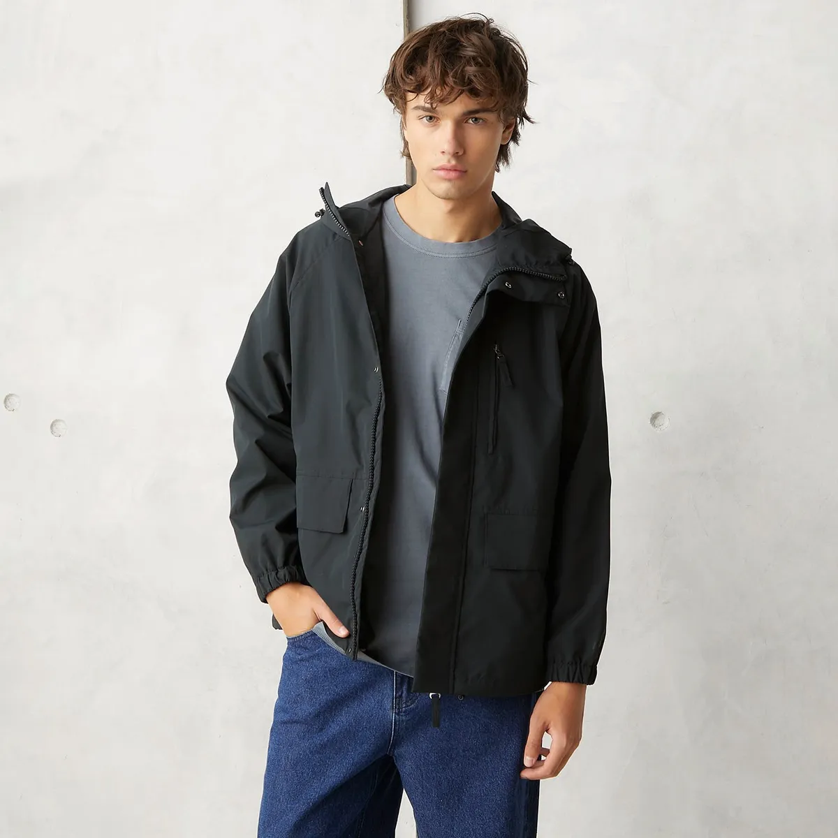 BEARCLIFF - Cortaviento Relaxed Fit Hombre Bearcliff