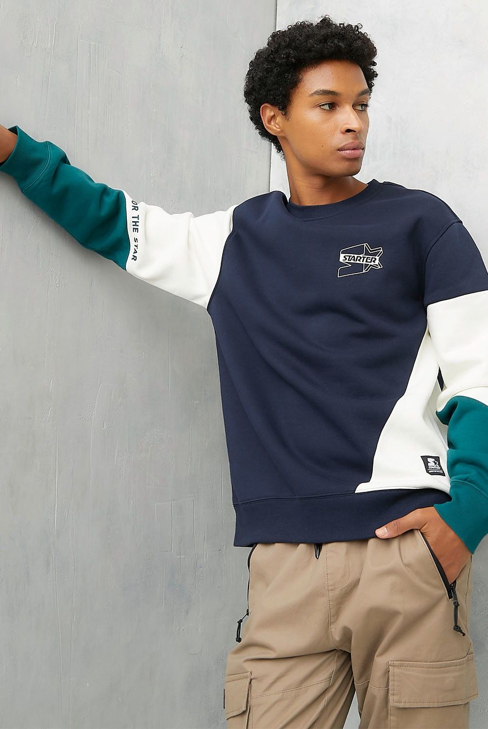 STARTER - Polerón Crew Neck Algodón Hombre Starter