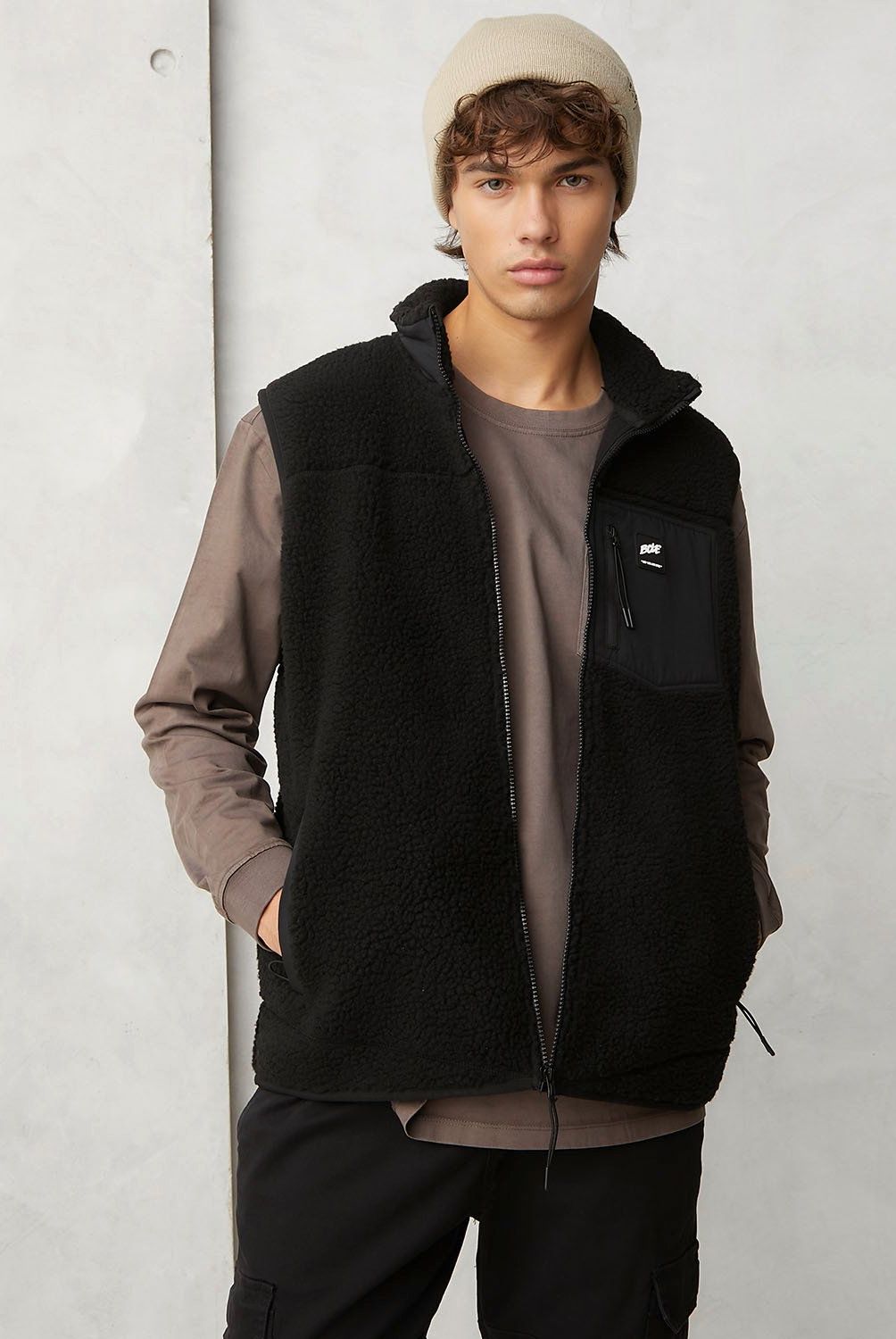 BEARCLIFF - Chaqueta Sin Mangas Casual Hombre Bearcliff