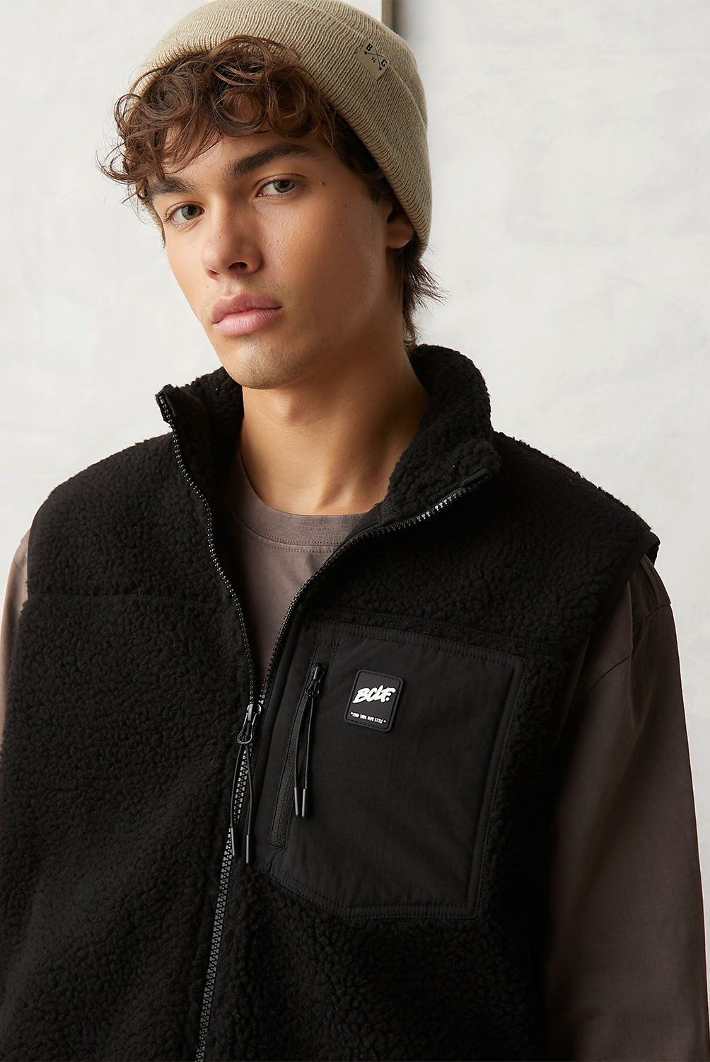 BEARCLIFF - Chaqueta Sin Mangas Casual Hombre Bearcliff