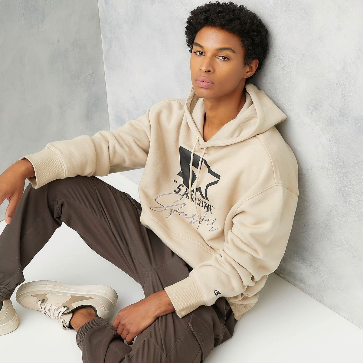 STARTER - Polerón Canguro Relaxed Fit Hombre Starter