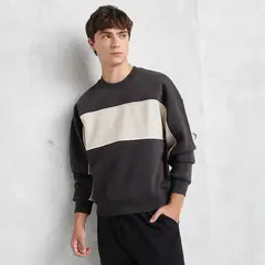 BEARCLIFF - Polerón Crew Neck Algodón Hombre Regular Fit