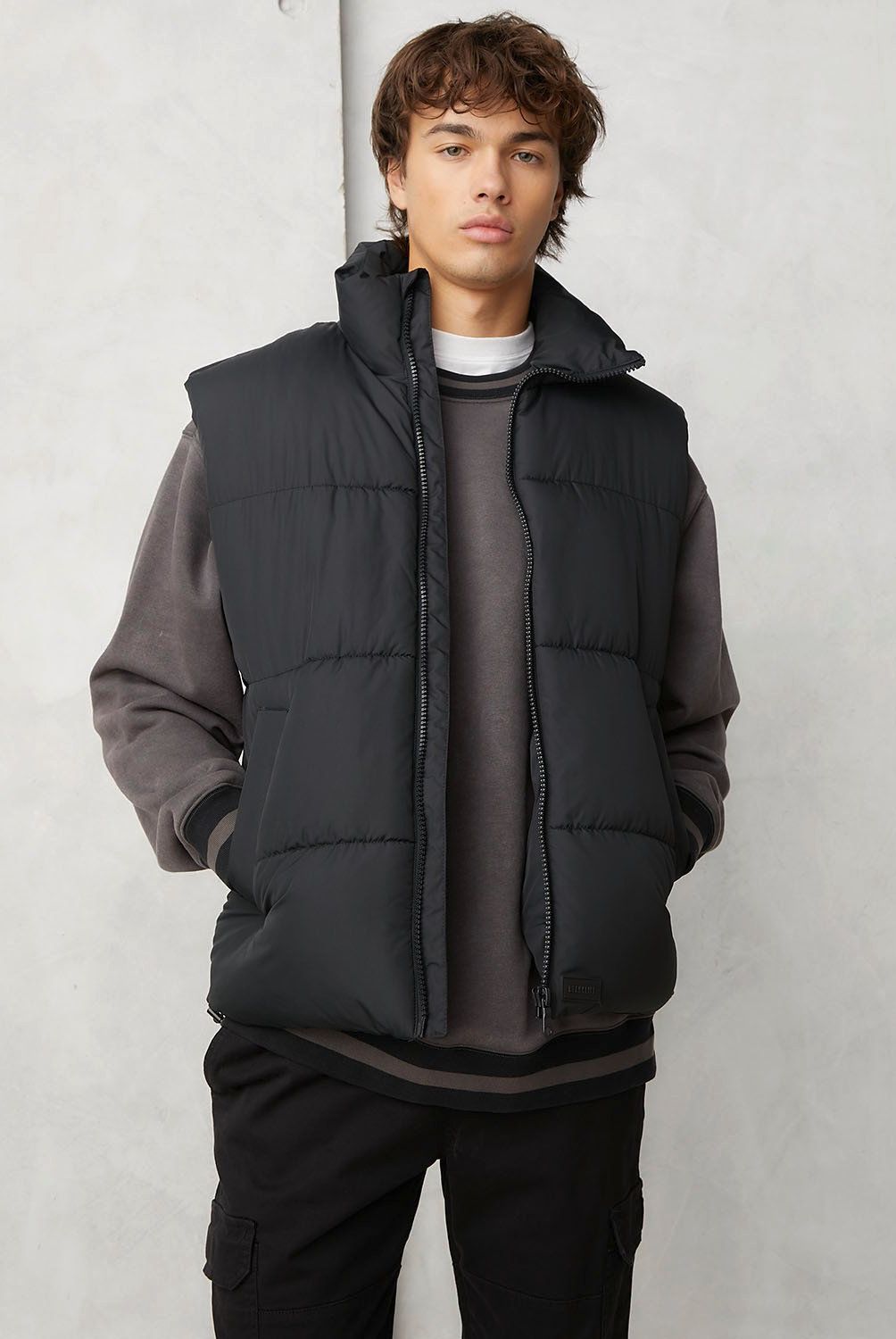 BEARCLIFF - Parka Sin Mangas Casual Hombre Bearcliff