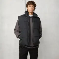 BEARCLIFF - Parka Sin Mangas Casual Hombre
