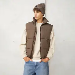 BEARCLIFF - Parka Sin Mangas Casual Hombre