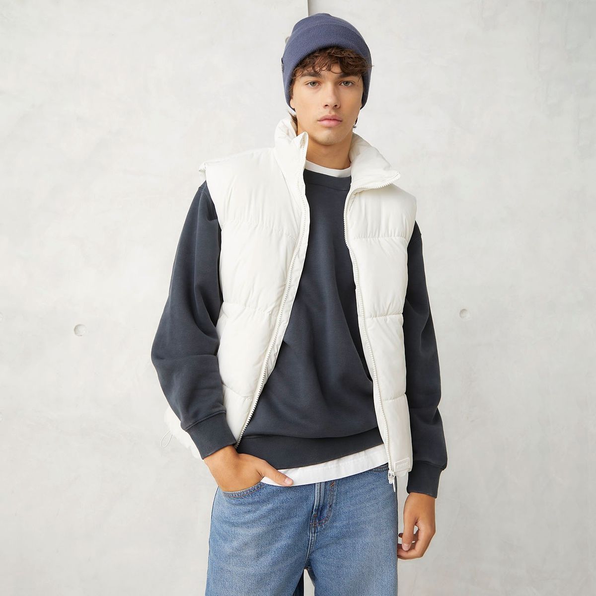 BEARCLIFF - Parka Sin Mangas Casual Hombre Bearcliff