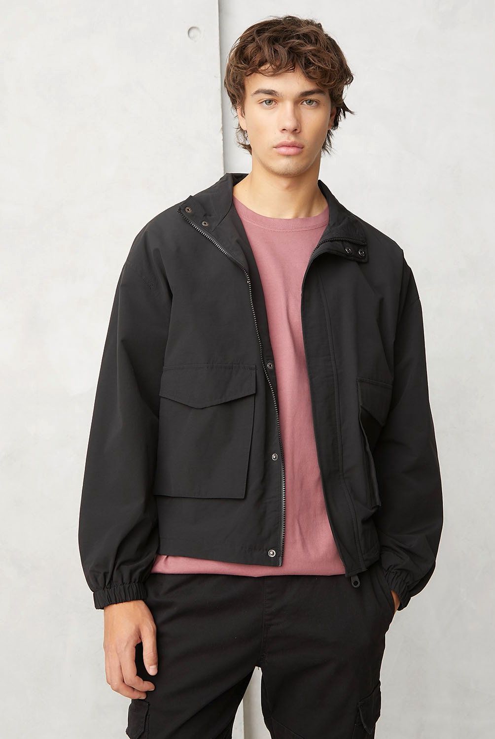 BEARCLIFF - Cortaviento Boxy Fit Hombre Bearcliff