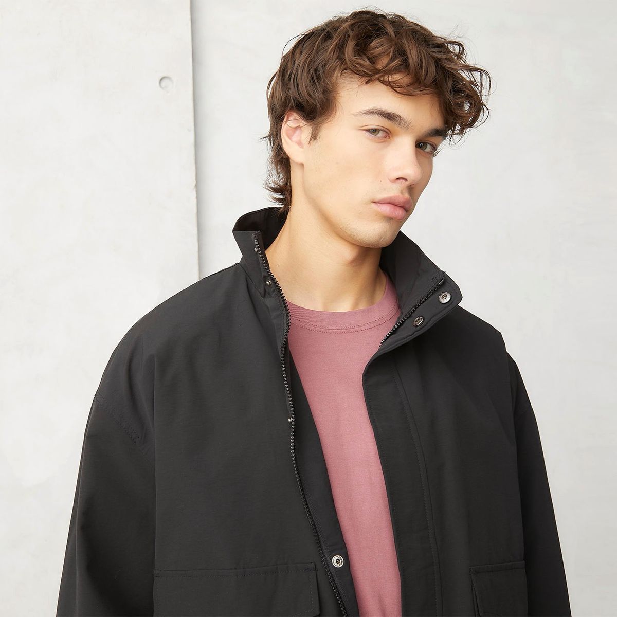 BEARCLIFF - Cortaviento Boxy Fit Hombre Bearcliff