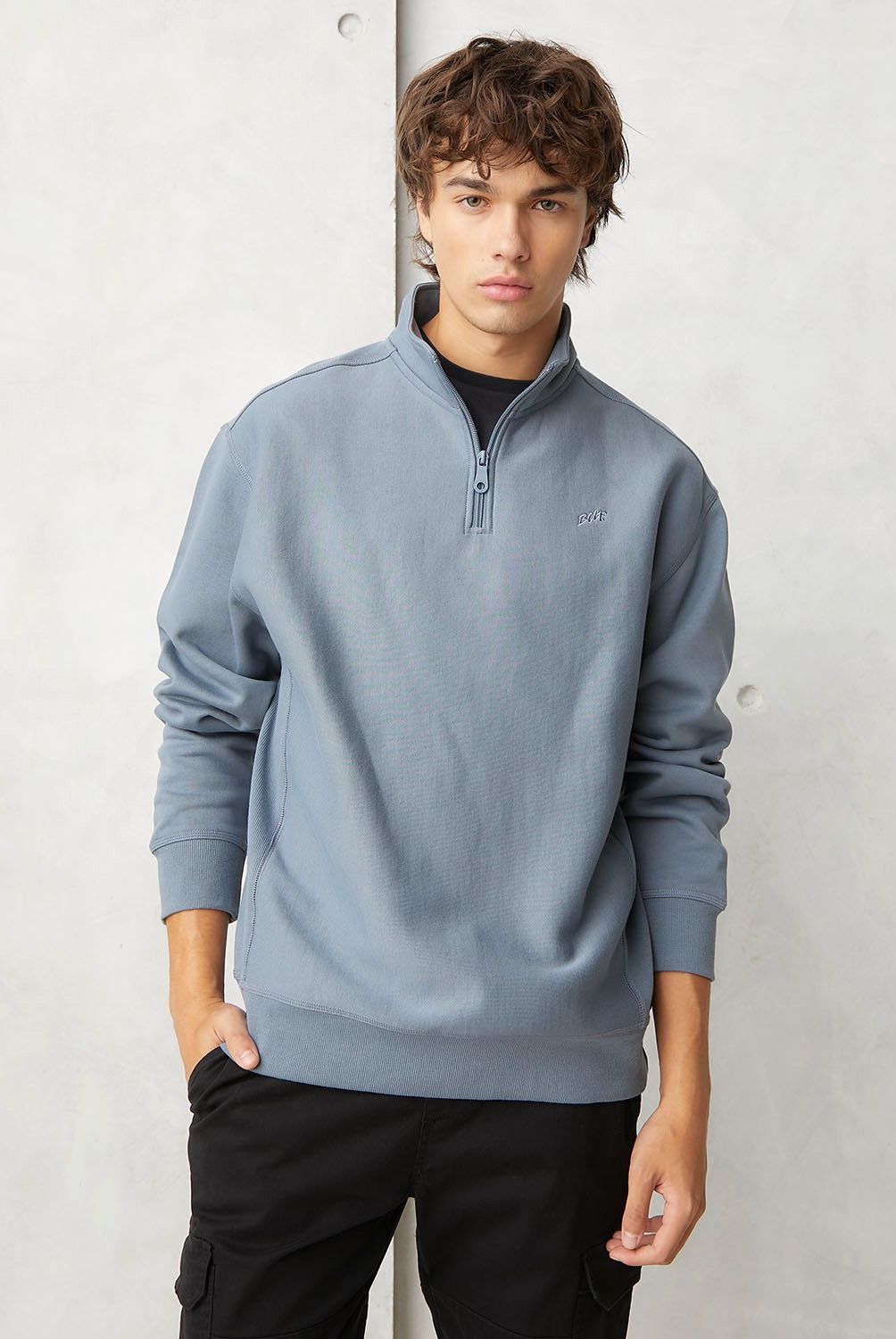 BEARCLIFF - Polerón Relaxed Fit Hombre Bearcliff