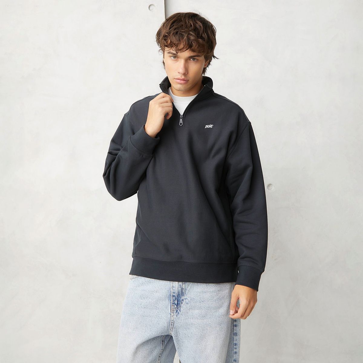 BEARCLIFF - Polerón Relaxed Fit Hombre Bearcliff