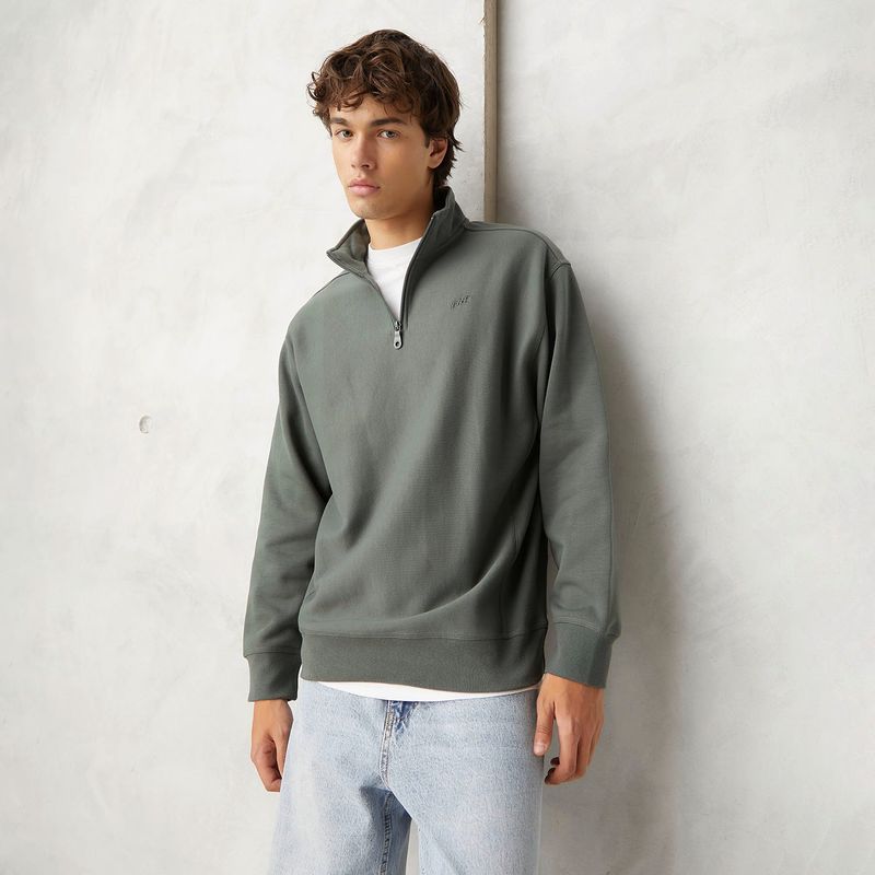 BEARCLIFF - Polerón Relaxed Fit Hombre Bearcliff