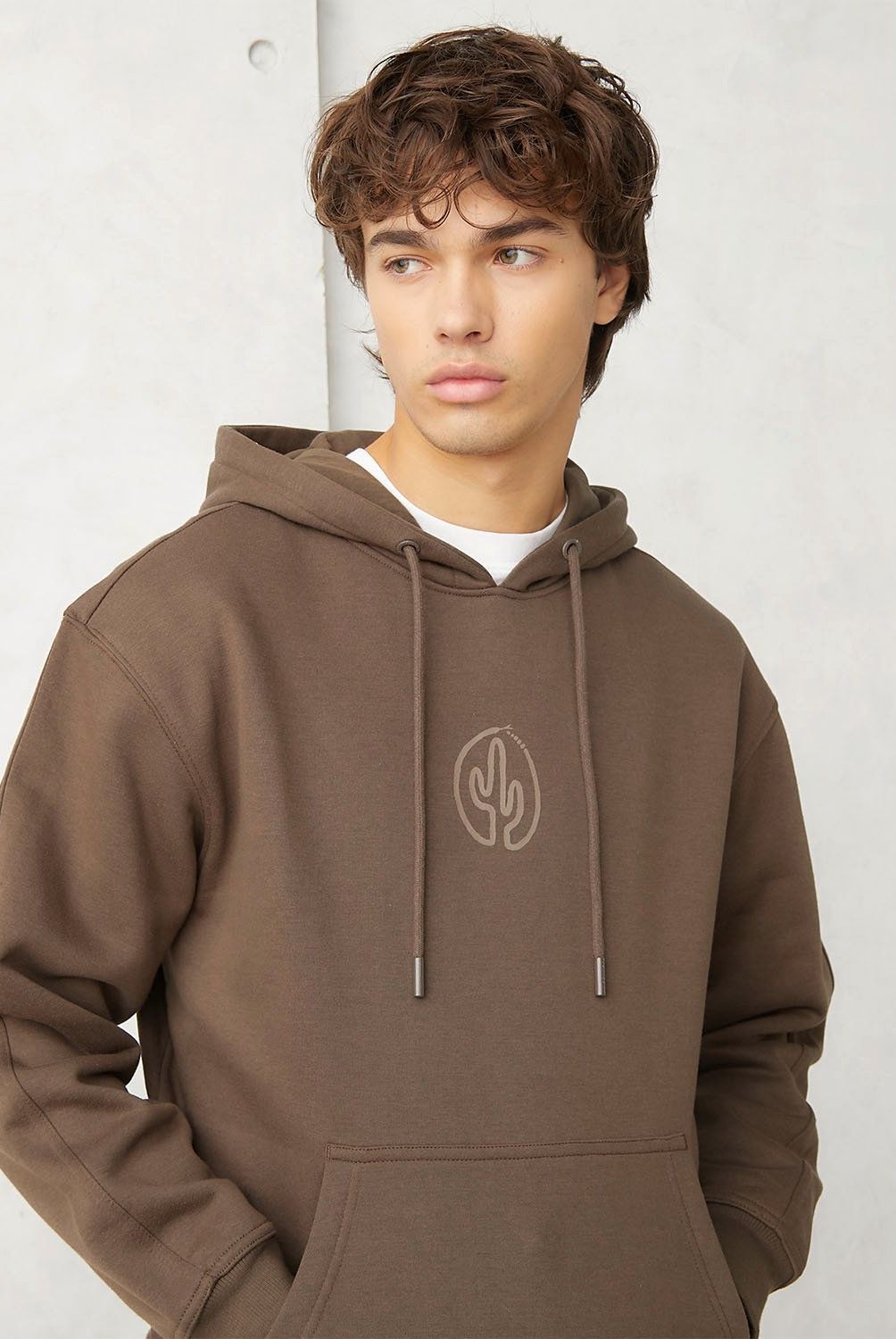 BEARCLIFF - Polerón Canguro Relaxed Fit Hombre Bearcliff