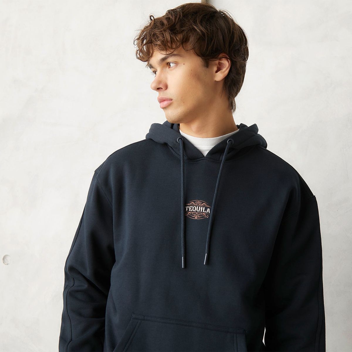 BEARCLIFF - Polerón Canguro Relaxed Fit Hombre Bearcliff