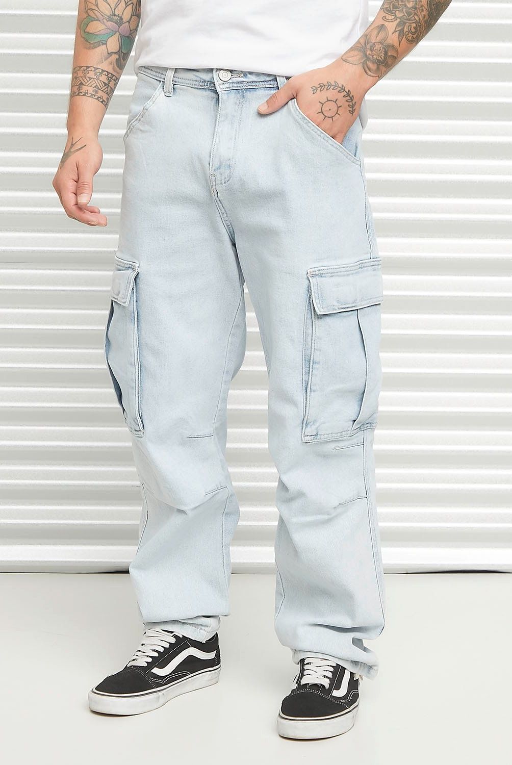 AMERICANINO - Jeans Cargo Algodón Hombre Americanino