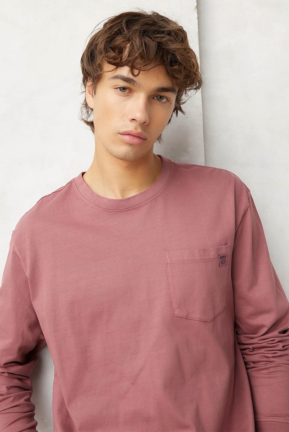 BEARCLIFF - Polera Manga Larga Relaxed Fit Algodón Hombre Bearcliff