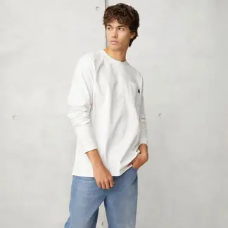 BEARCLIFF - Polera Manga Larga Relaxed Fit Algodón Hombre