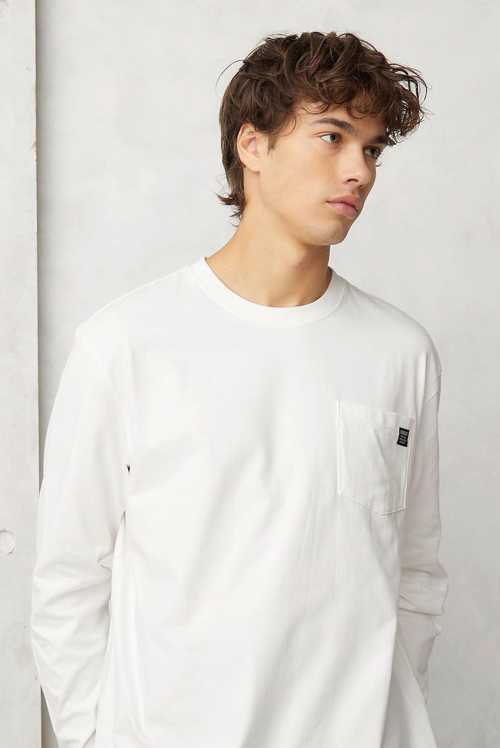 BEARCLIFF - Polera Manga Larga Relaxed Fit Algodón Hombre Bearcliff