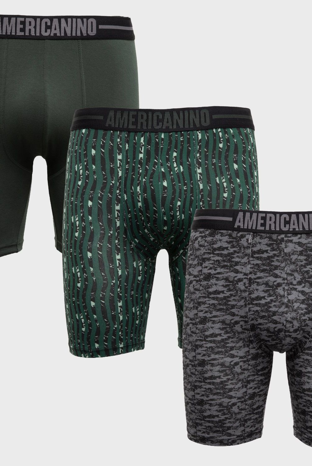 AMERICANINO - Pack De 3 Boxers Algodón Hombre Americanino