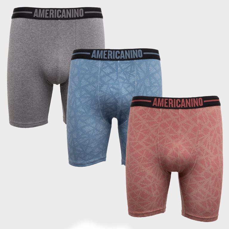 Pack De 3 Boxers Algodón Hombre