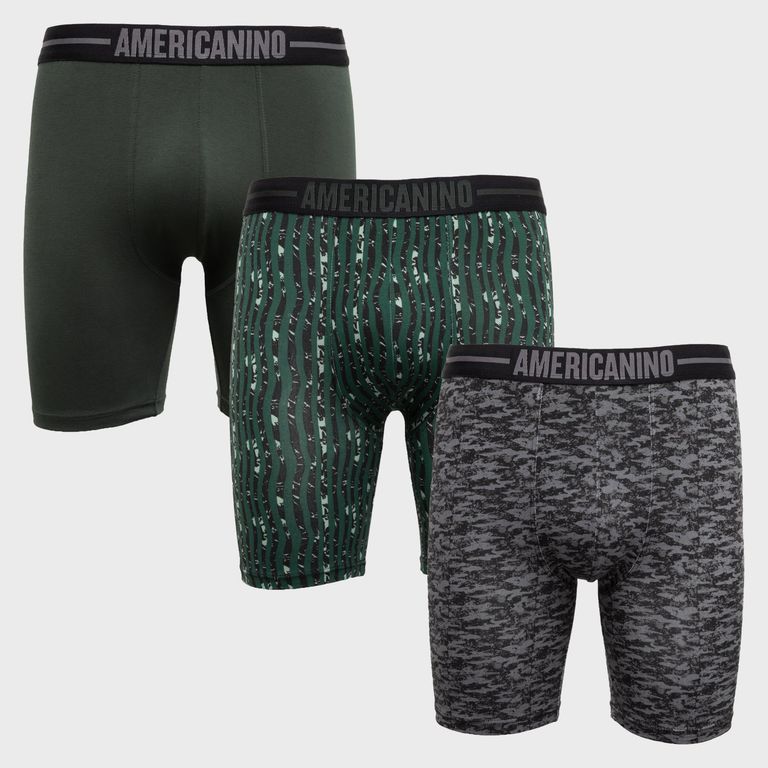 Pack De 3 Boxers Algodón Hombre