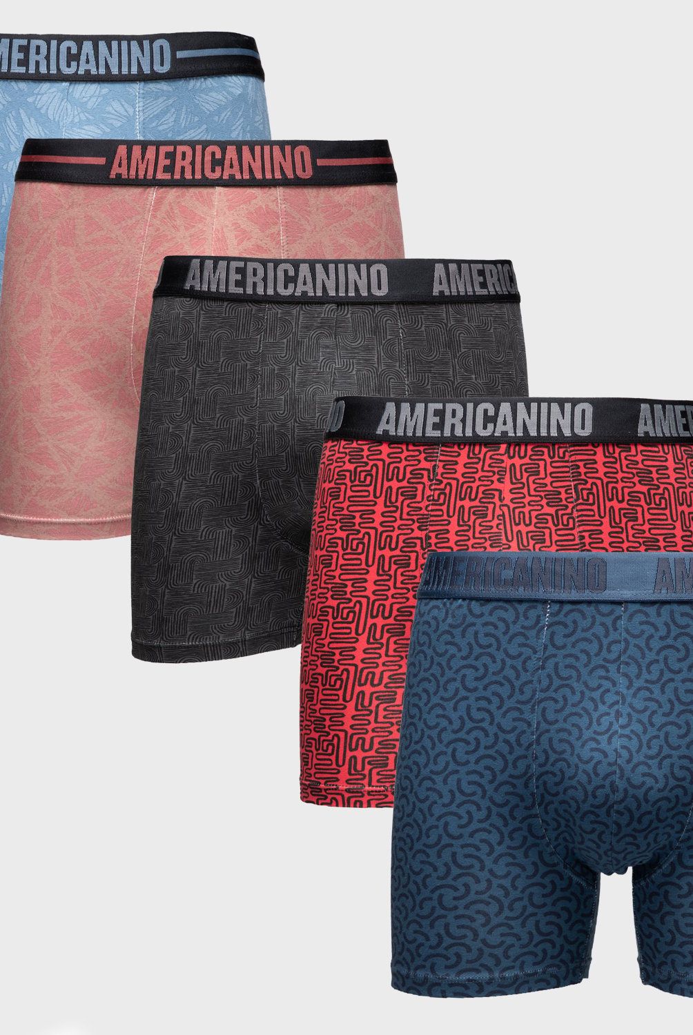 AMERICANINO - Pack De 5 Boxers Algodón Hombre Americanino