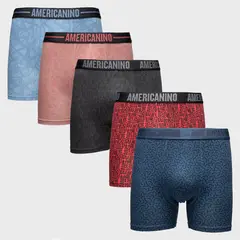 AMERICANINO - Pack De 5 Boxers Algodón Hombre