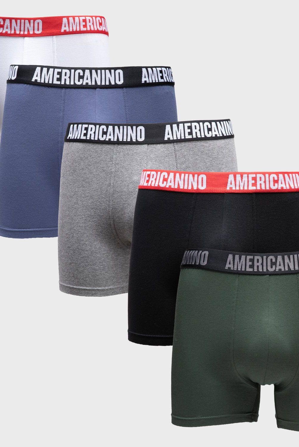AMERICANINO - Pack De 5 Boxers Algodón Hombre Americanino
