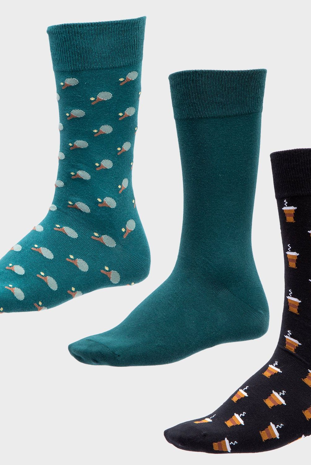BASEMENT - Pack De 3 Calcetines Sport Hombre Basement