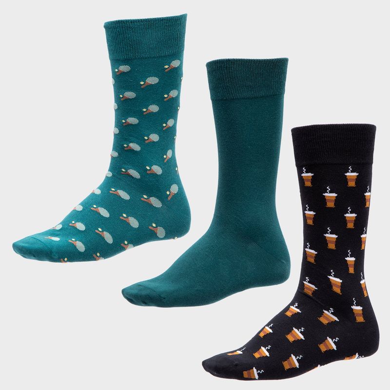 BASEMENT - Pack De 3 Calcetines Sport Hombre Basement