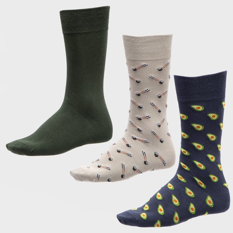BASEMENT - Pack De 3 Calcetines Sport Hombre Basement