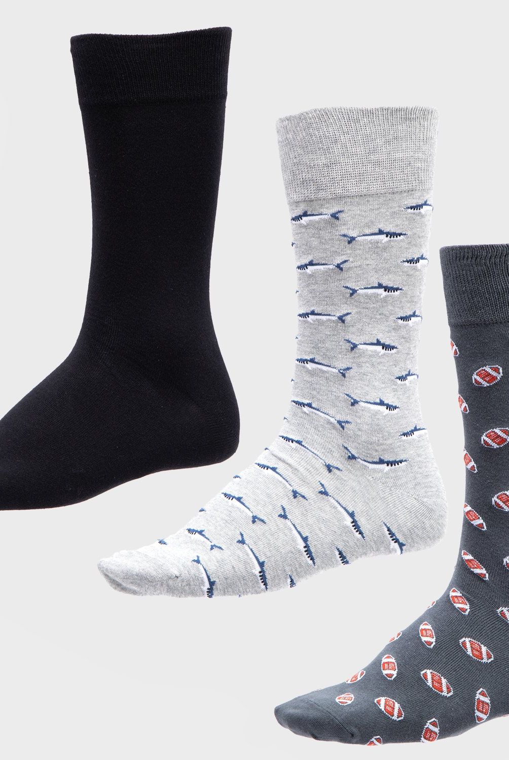 BASEMENT - Pack De 3 Calcetines Sport Hombre Basement