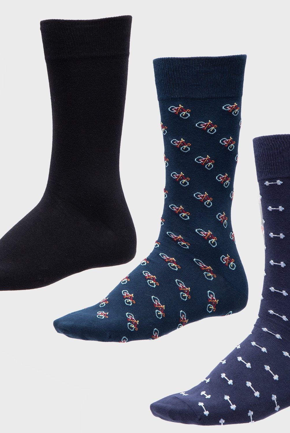 BASEMENT - Pack De 3 Calcetines Sport Hombre Basement