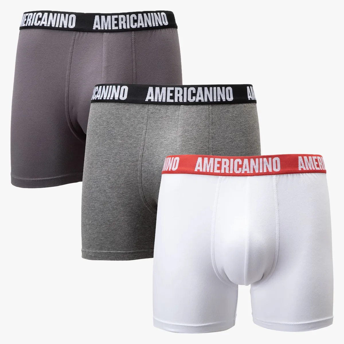 AMERICANINO - Pack De 3 Boxers Algodón Hombre Americanino