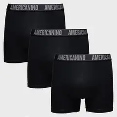 AMERICANINO - Pack De 3 Boxers Algodón Hombre
