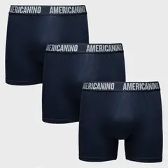 AMERICANINO - Pack De 3 Boxers Algodón Hombre