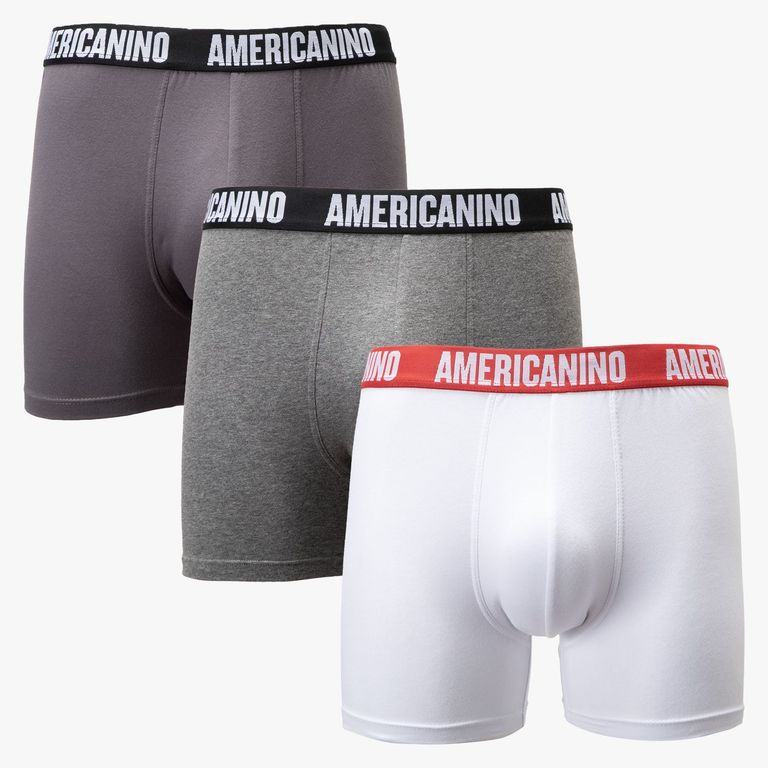 Pack De 3 Boxers Algodón Hombre