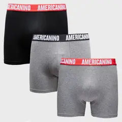AMERICANINO - Pack De 3 Boxers Algodón Hombre