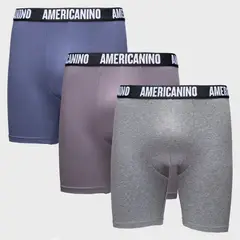 AMERICANINO - Pack De 3 Boxers Algodón Hombre