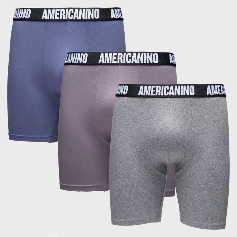 Pack De 3 Boxers Algodón Hombre