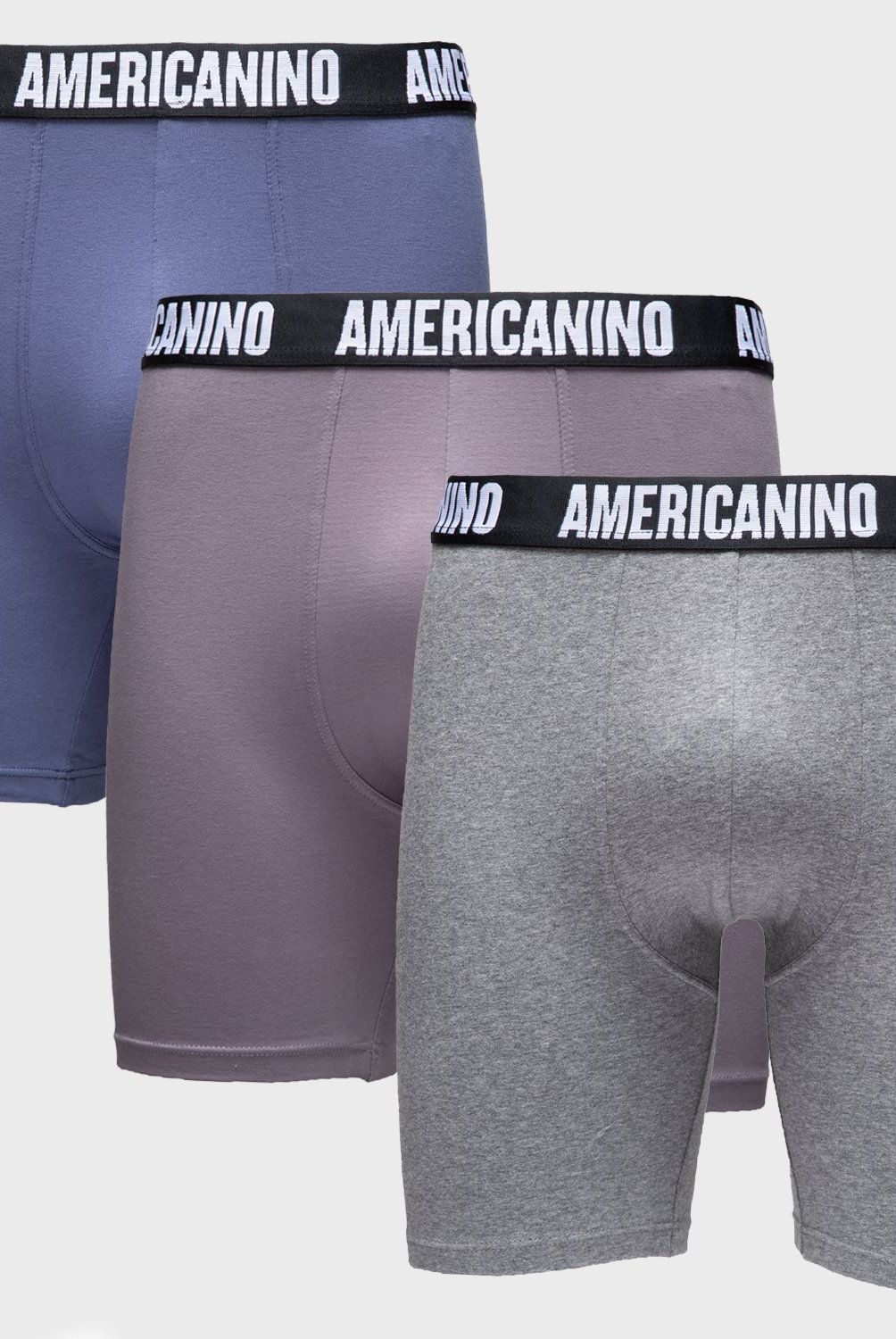 AMERICANINO - Pack De 3 Boxers Algodón Hombre Americanino