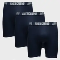 AMERICANINO - Pack De 3 Boxers Algodón Hombre